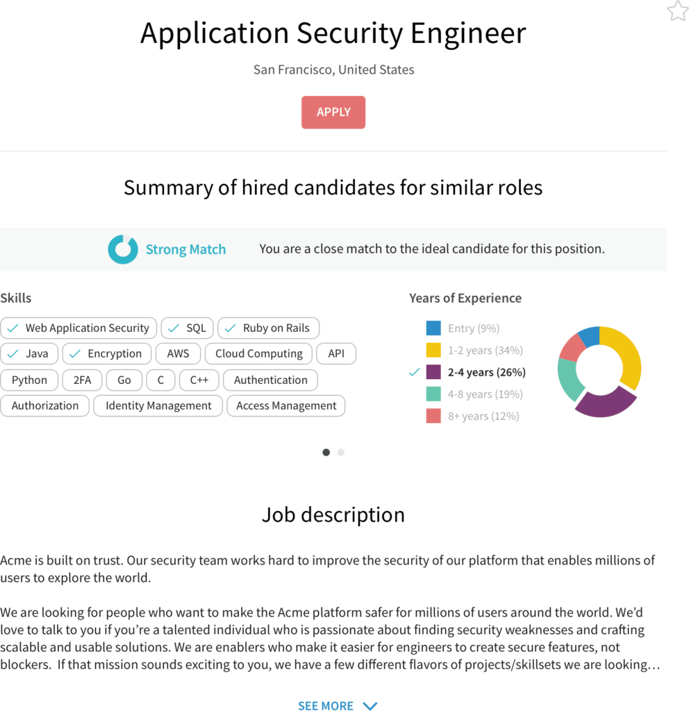 Matching candidates to the right jobs