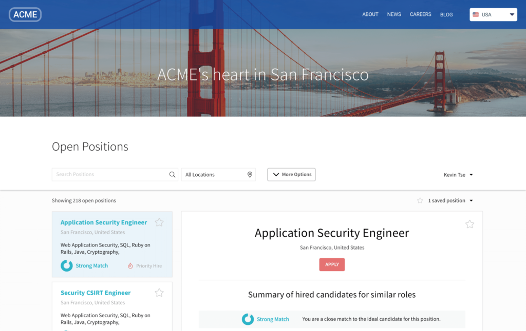 Eightfold Career Site | Best Candidate Experience