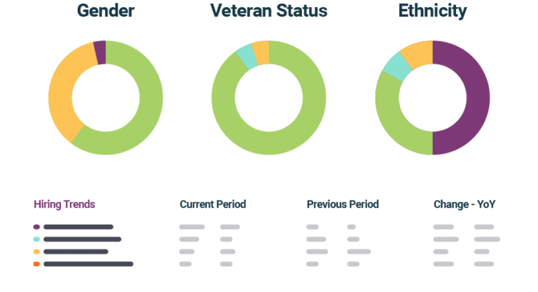 Diversity analytics charts