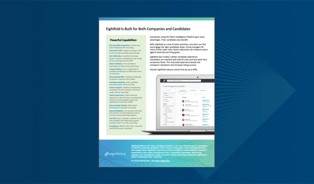 Talent Intelligence Platform™ - Eightfold