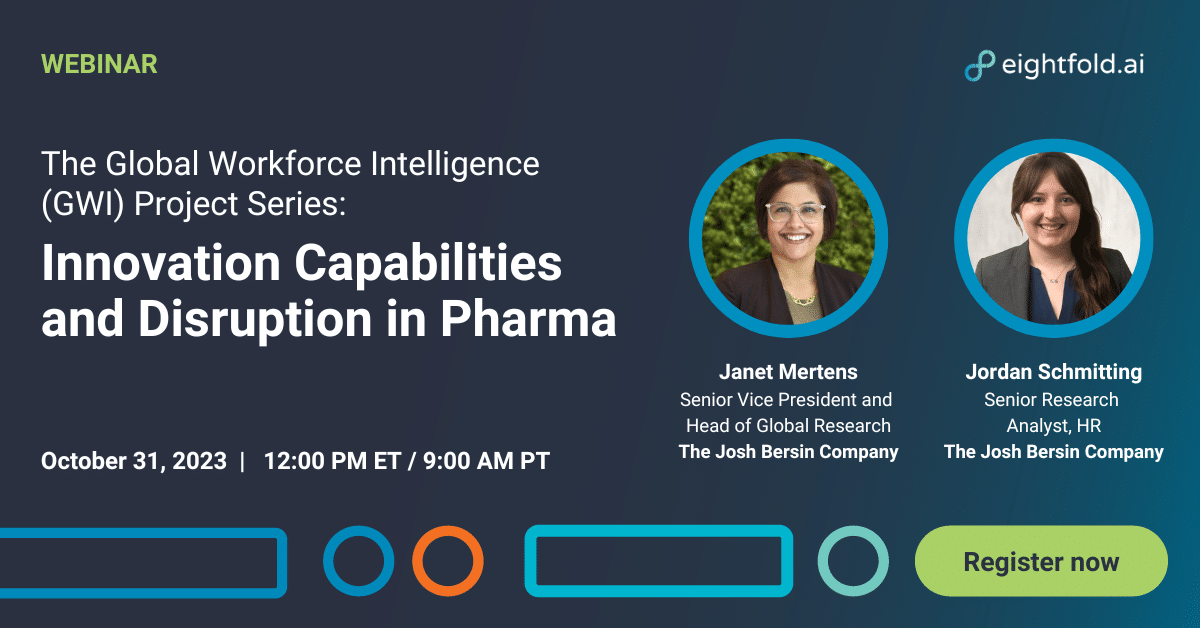 The Global Workforce Intelligence (GWI) Project series: Innovation capabilities and disruption in pharma