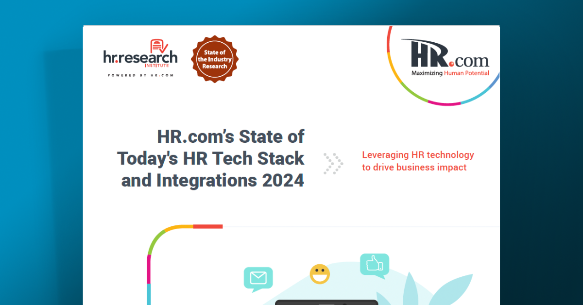 HR.com’s state of today's HR tech stack and integrations 2024