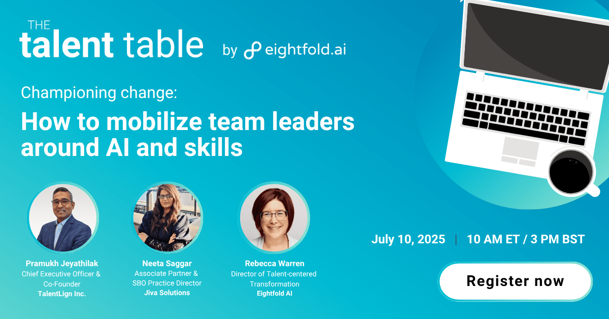 Championing change: How to mobilize team leaders around AI and skills