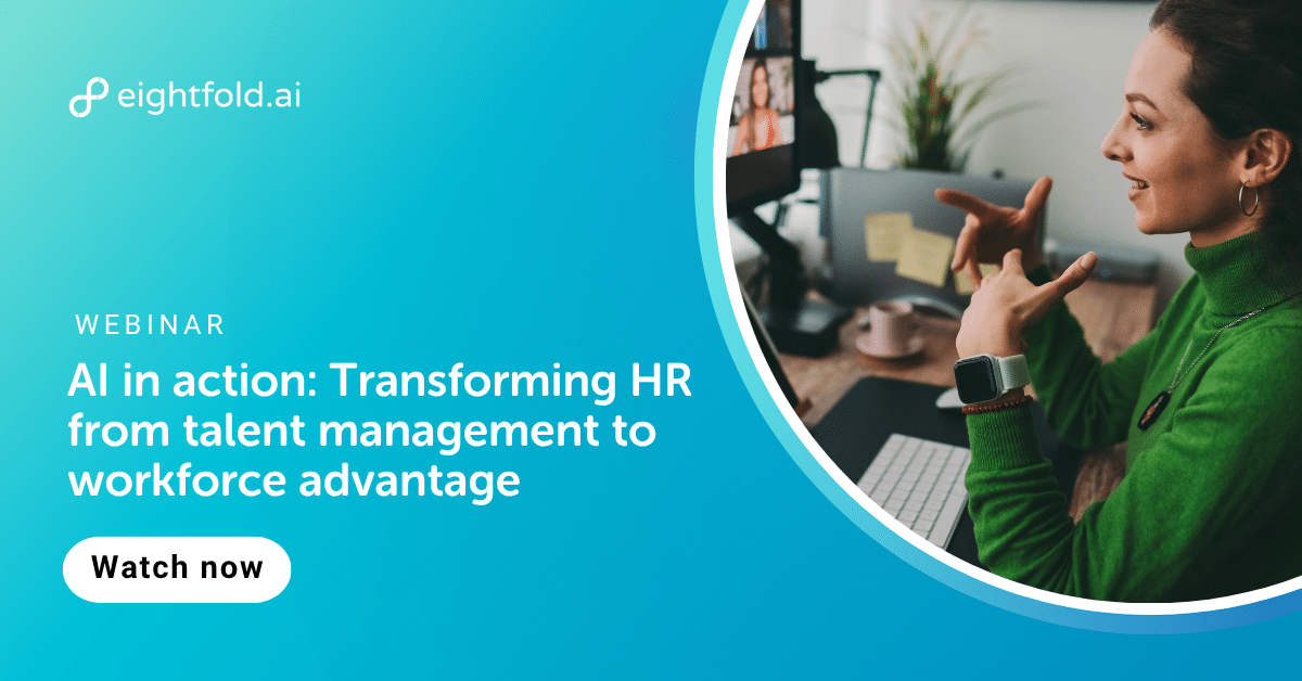 AI in action: Transforming HR from talent management to workforce advantage