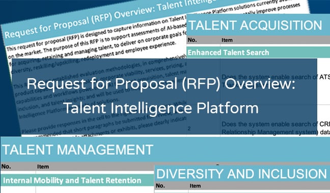 RFP Template: Talent Intelligence Platform