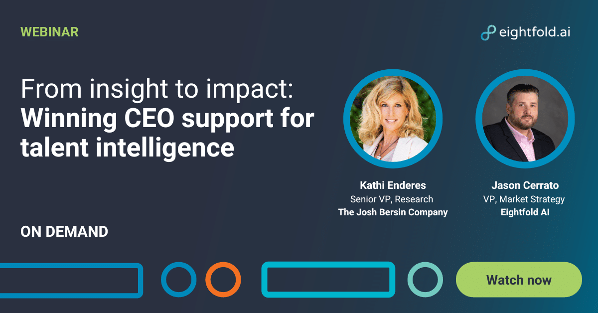 From insight to impact: Winning CEO support for Talent Intelligence