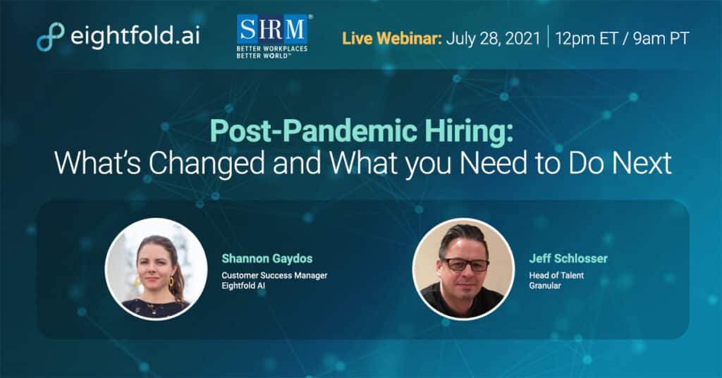 SHRM Webinar Hiring Post Pandemic