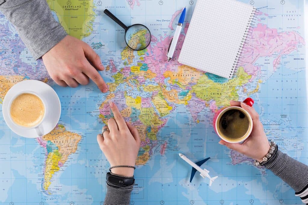 Take this map. Planning a trip. Take a Map.