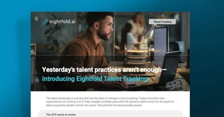 Eightfold Talent Tracking datasheet