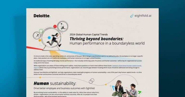 How to thrive in a boundaryless world with Deloitte and AI-native talent intelligence