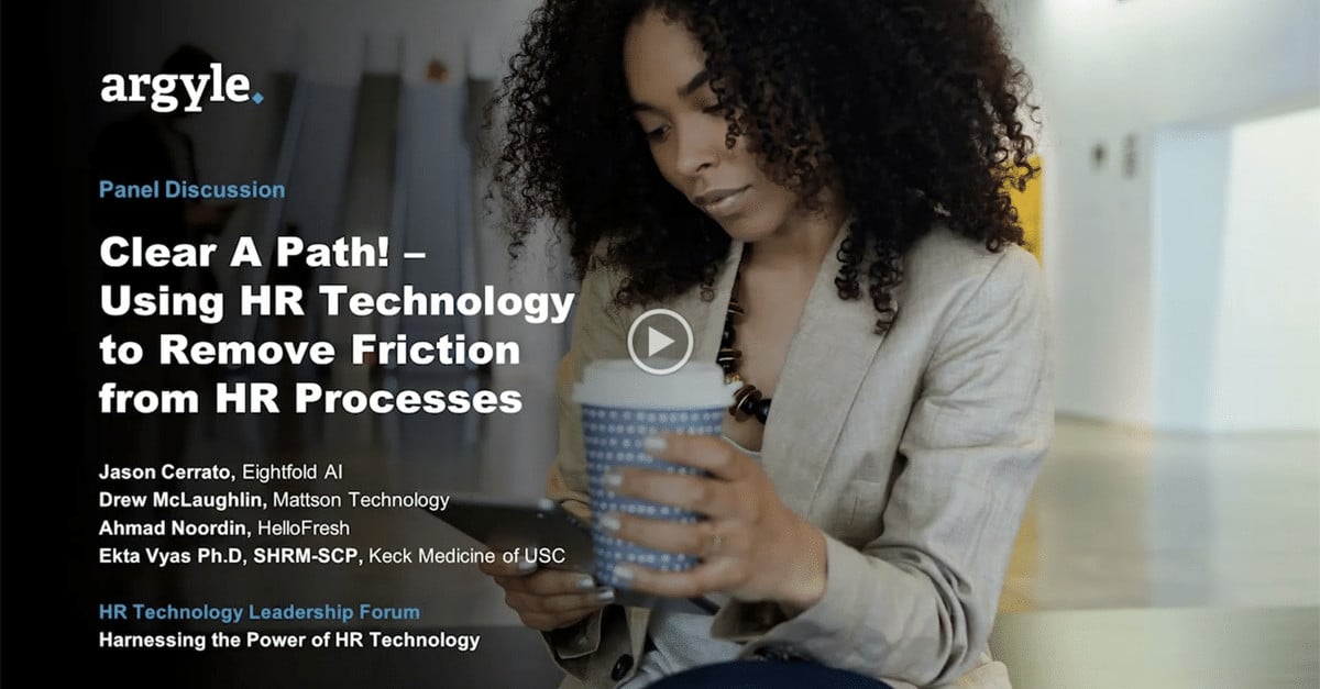 Clear a path! Using HR technology to remove friction from HR processes