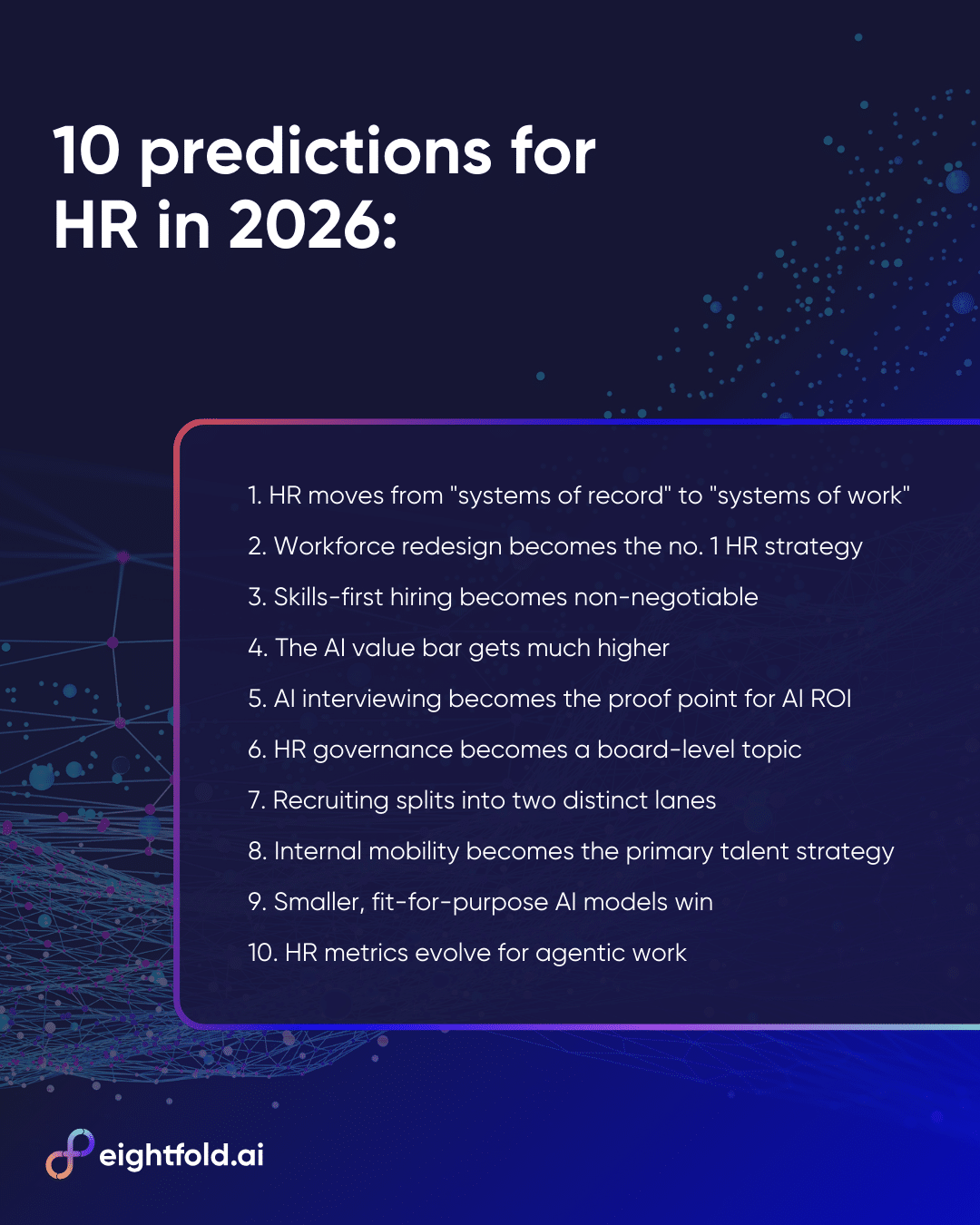 10 predictions for HR and HR tech in 2026 - Eightfold