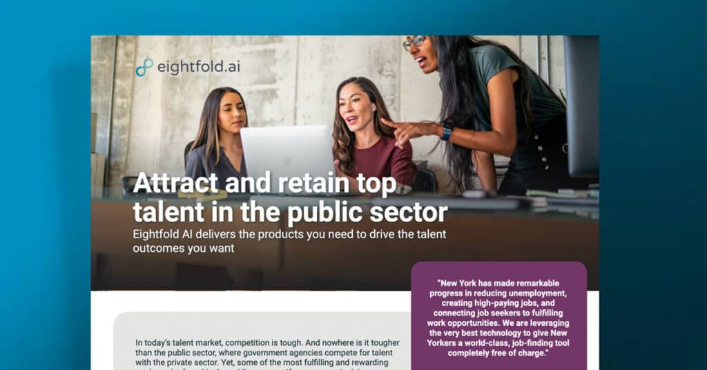 Attract and retain top talent in the public sector