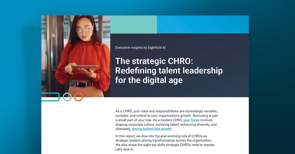 The strategic CHRO: Redefining talent leadership for the digital age