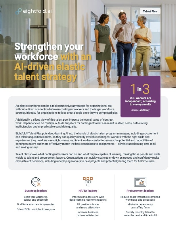 Strengthen your workforce with an AI-driven elastic talent strategy