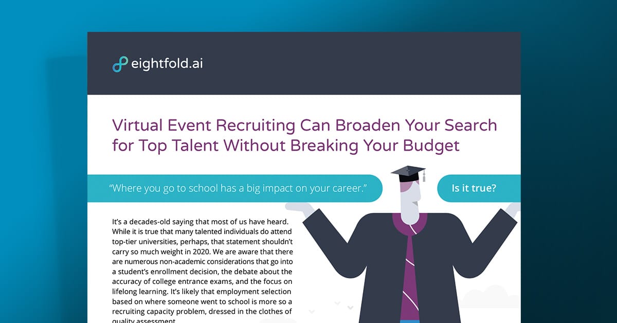Using virtual event recruiting to broaden your search for top talent